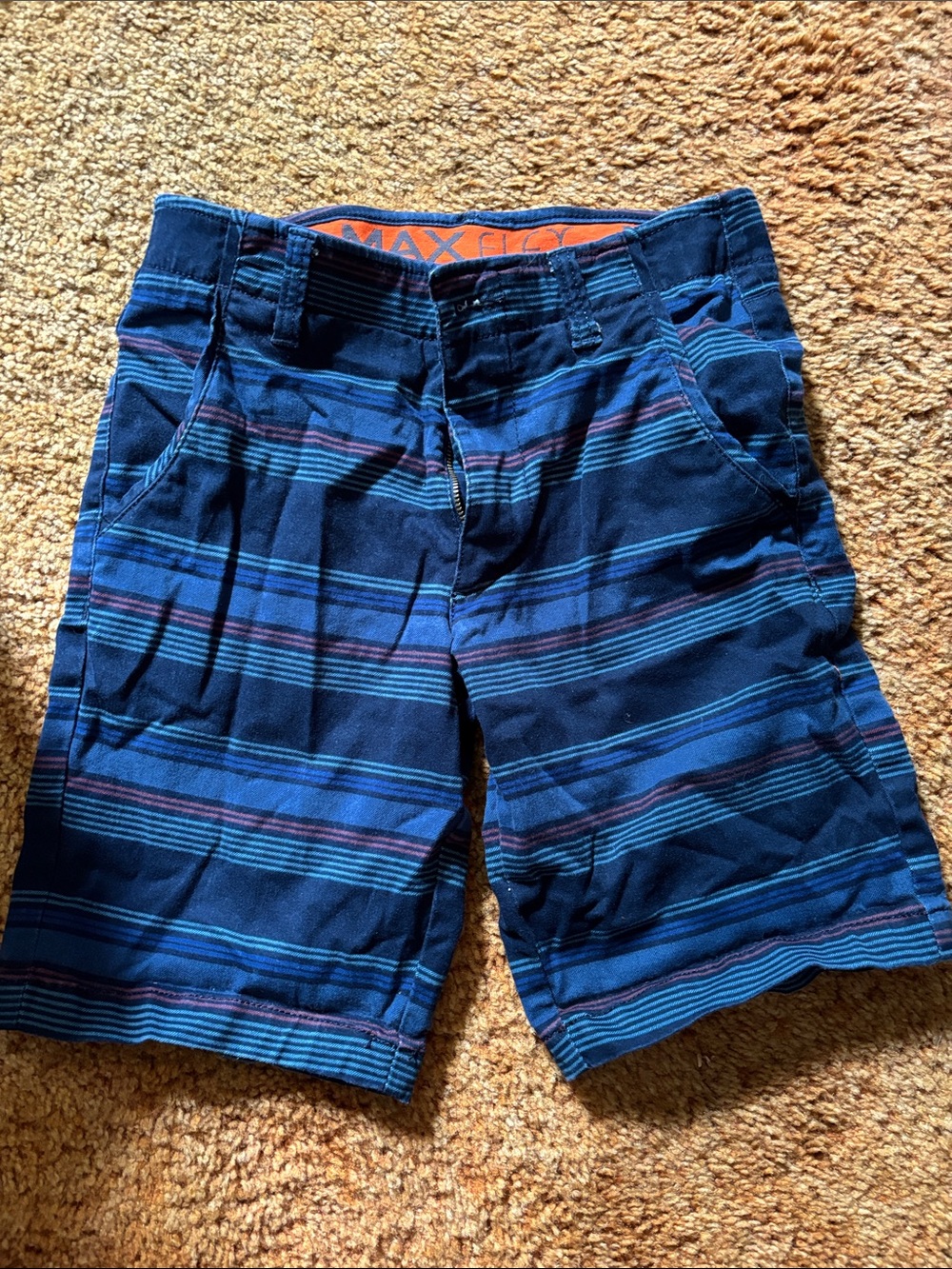 Urban Outfitters Navy and Orange Athletic Shorts